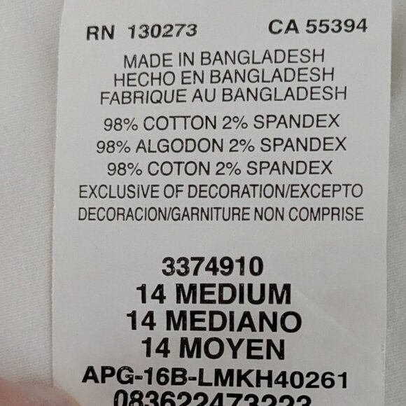 LEE Relaxed Fit High Rise Front Zip Stretch Cropped Cargo Pants; Size 14 - Picture 4 of 4